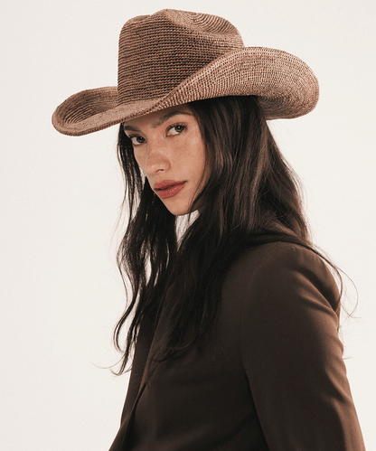 Ames Packable Straw Cowboy Hat